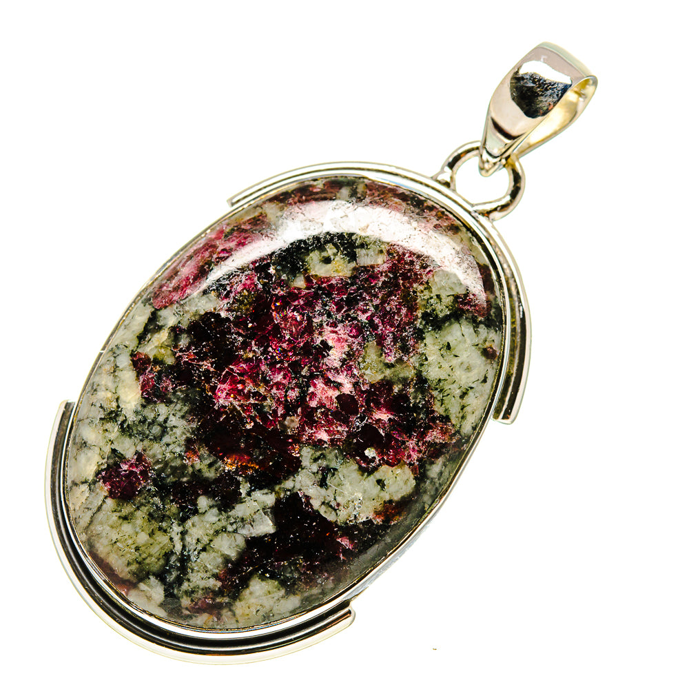 Russian Eudialyte Pendants handcrafted by Anasilvercos - PD754664