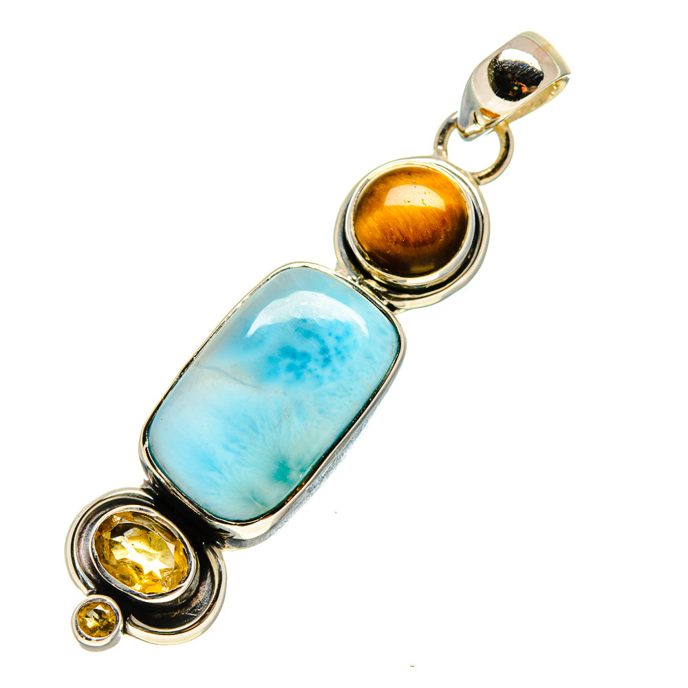 Larimar Pendants handcrafted by Anasilvercos - PD754675