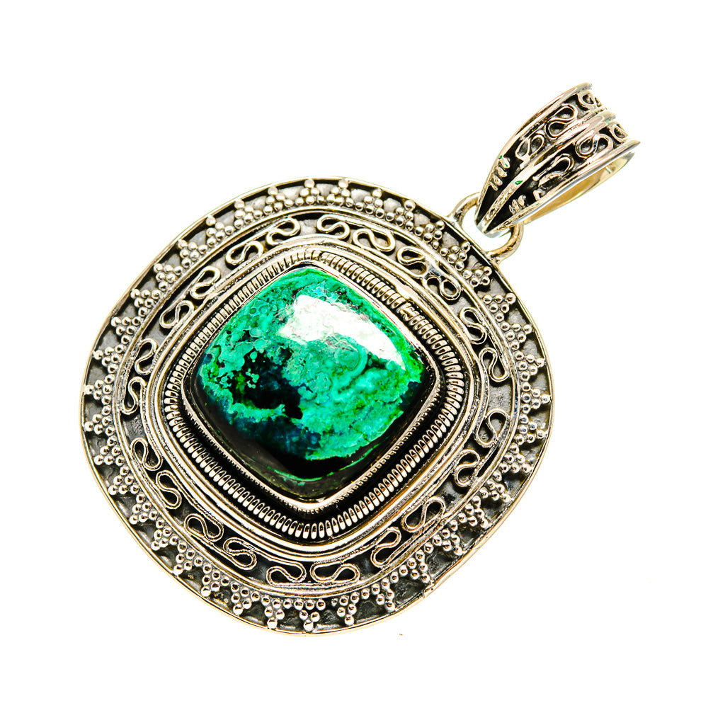 Chrysocolla Pendants handcrafted by Anasilvercos - PD754678