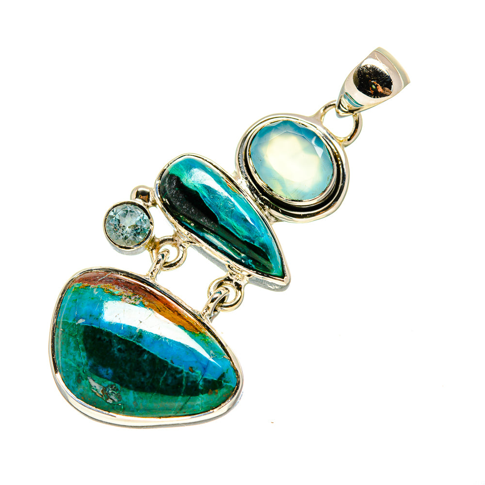 Chrysocolla Pendants handcrafted by Anasilvercos - PD754680