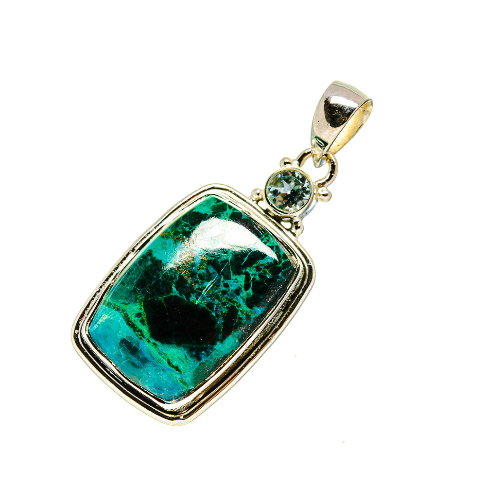 Chrysocolla Pendants handcrafted by Anasilvercos - PD754688