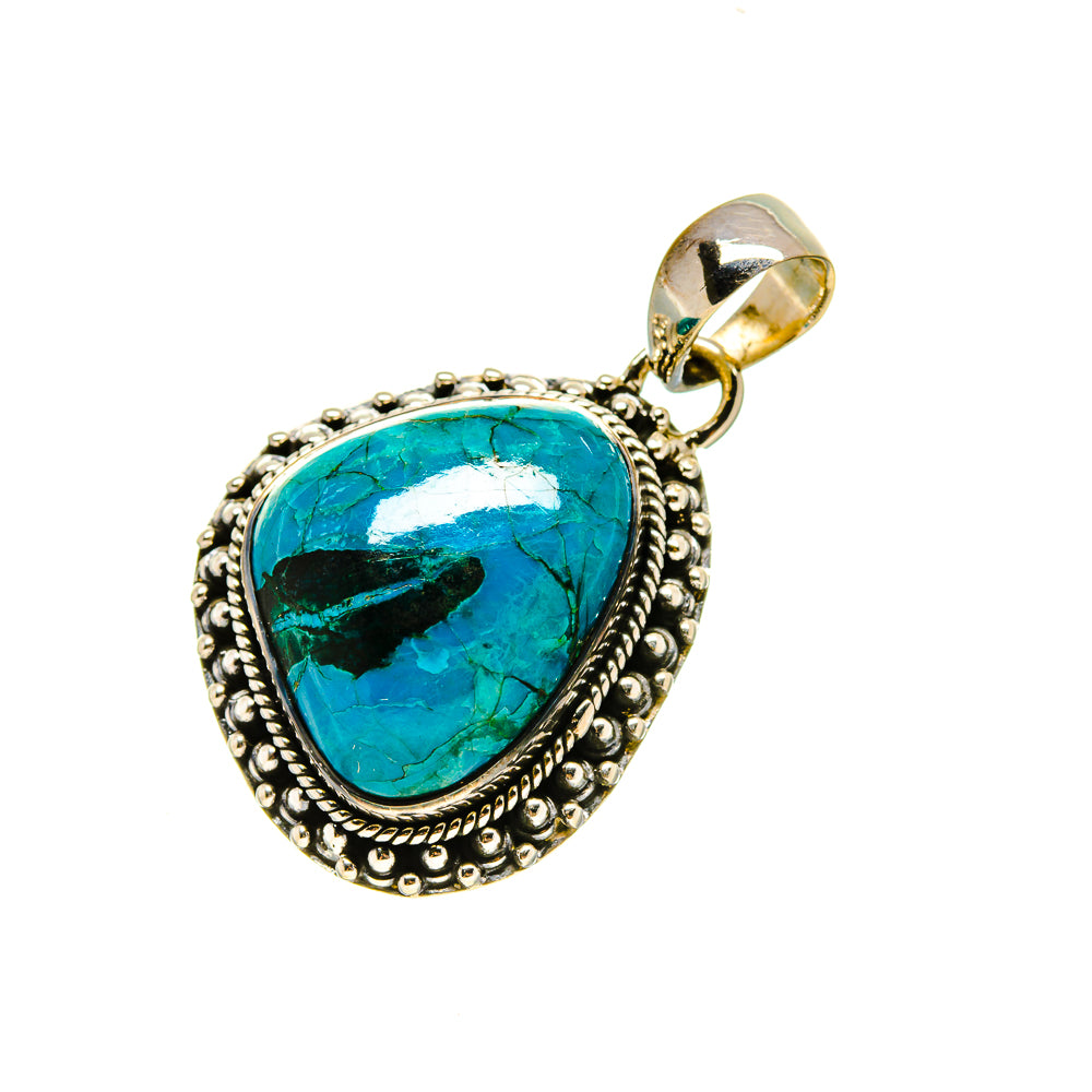 Chrysocolla Pendants handcrafted by Anasilvercos - PD754702