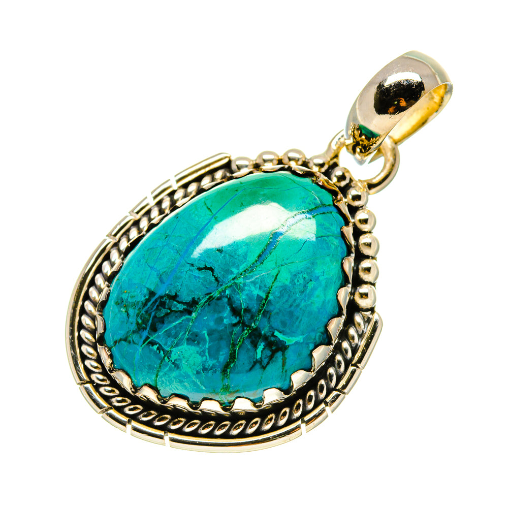 Chrysocolla Pendants handcrafted by Anasilvercos - PD754712