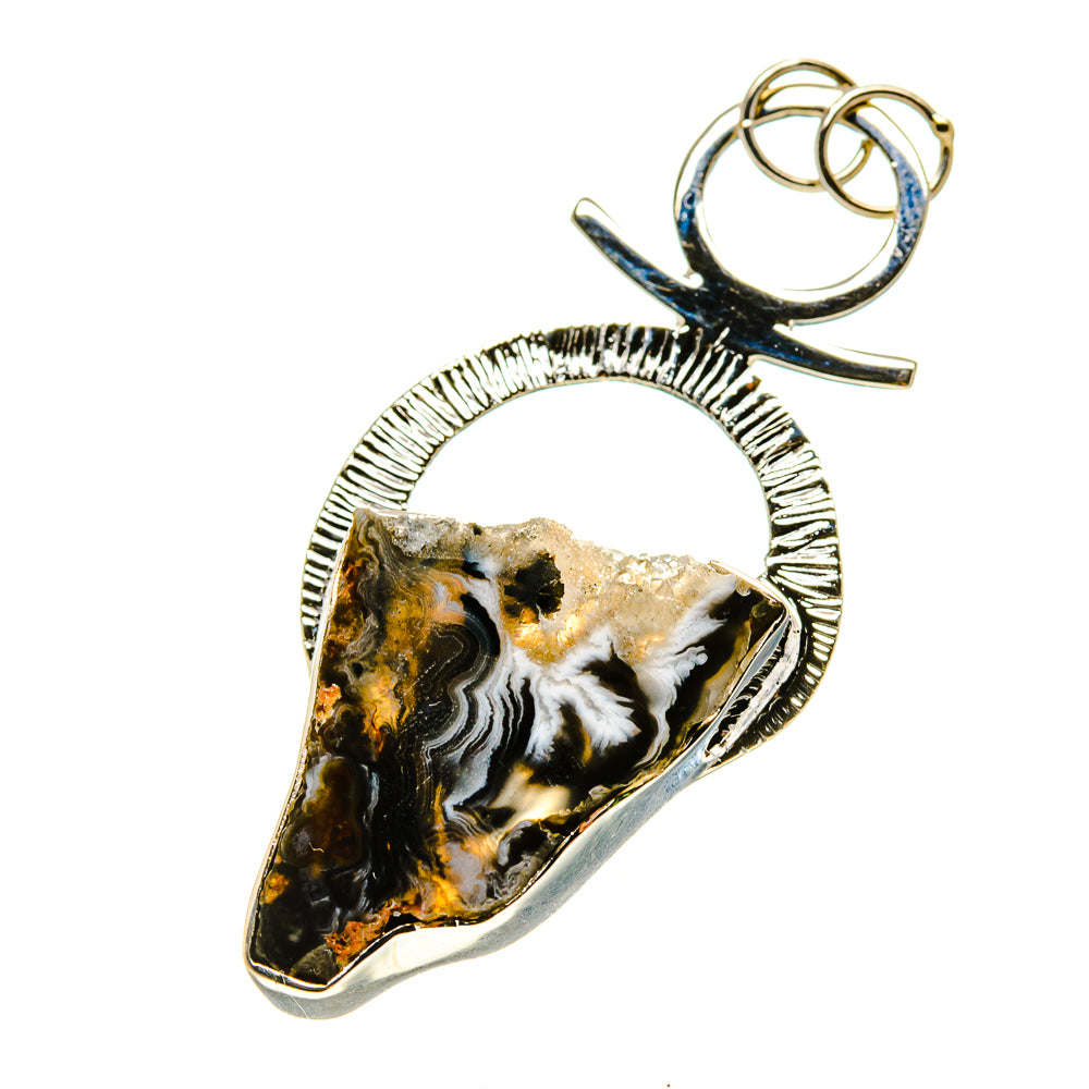 Coconut Geode Slice Pendants handcrafted by Anasilvercos - PD754744