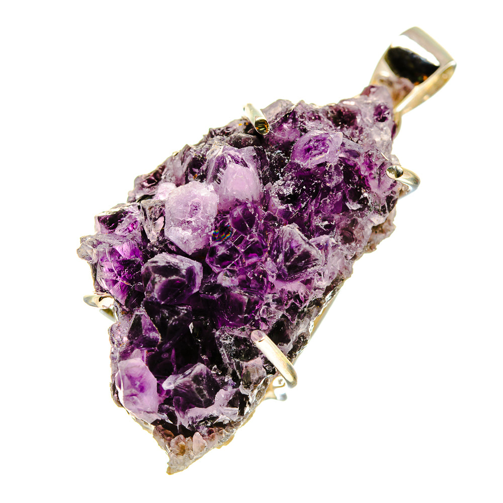 Amethyst Crystal Pendants handcrafted by Anasilvercos - PD754783