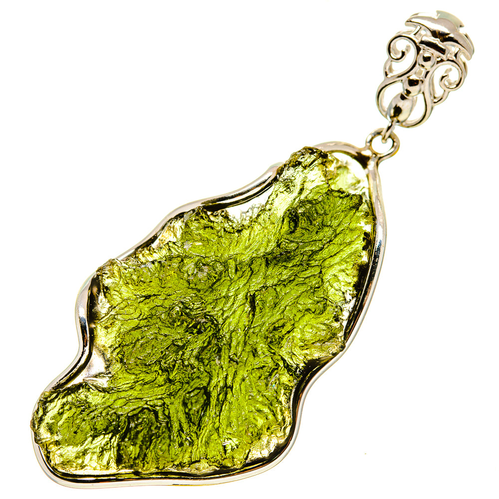 Czech Moldavite Pendants handcrafted by Anasilvercos - PD754804