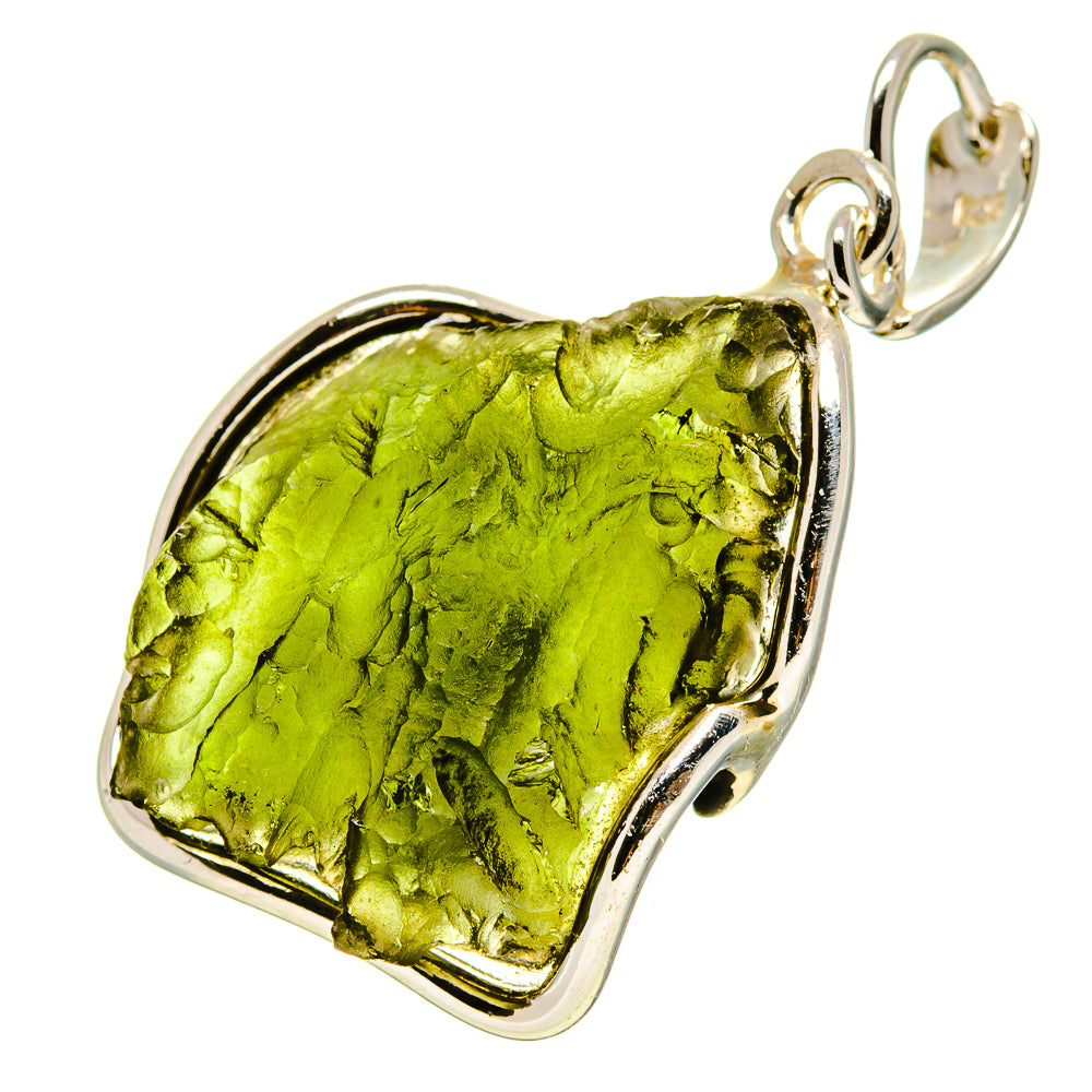 Czech Moldavite Pendants handcrafted by Anasilvercos - PD754844