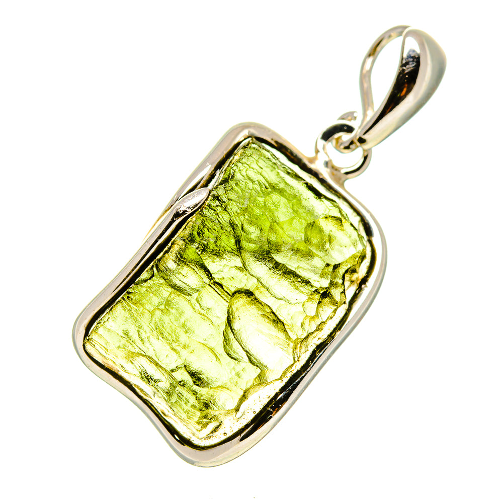 Czech Moldavite Pendants handcrafted by Anasilvercos - PD754850