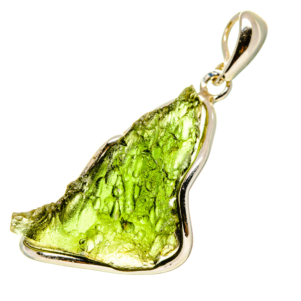 Czech Moldavite Pendants handcrafted by Anasilvercos - PD754866