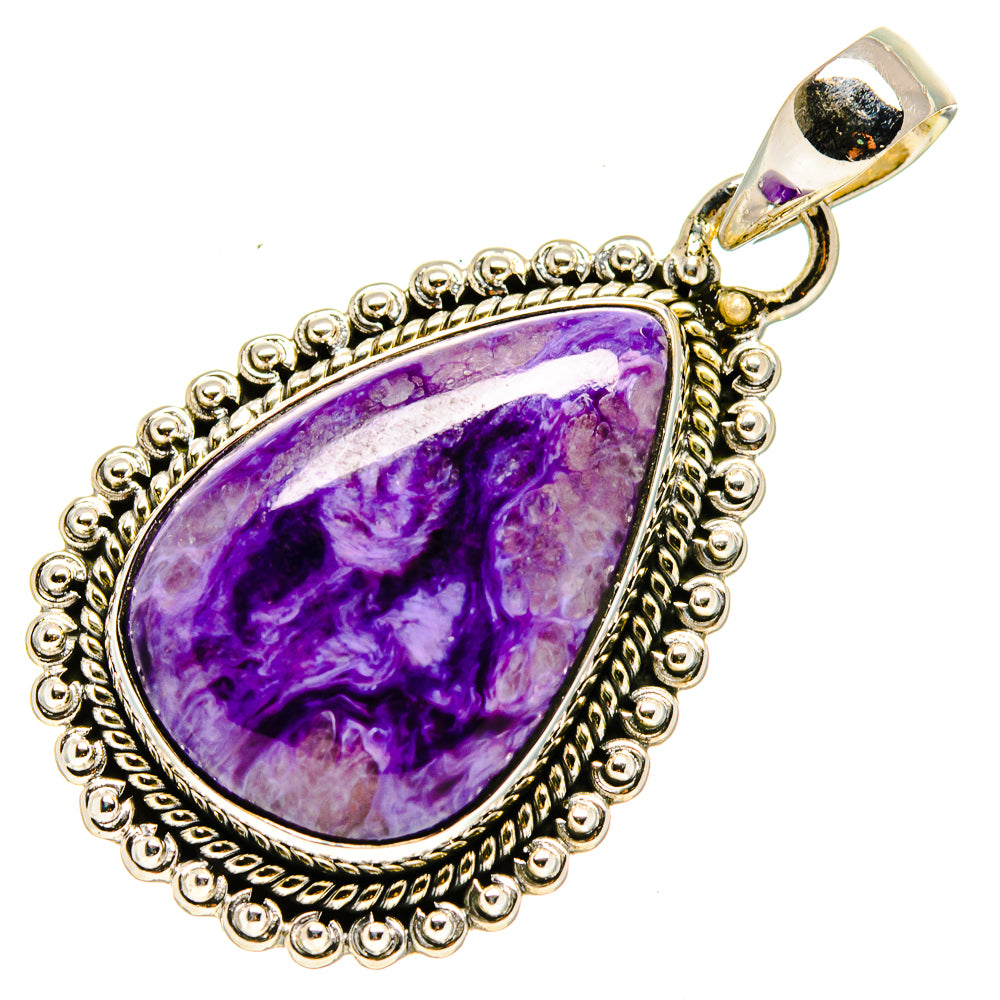 Charoite Pendants handcrafted by Anasilvercos - PD755033