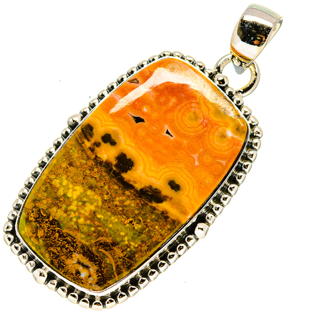 Bumble Bee Jasper Pendants handcrafted by Anasilvercos - PD755034