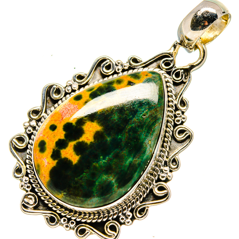 Ocean Jasper Pendants handcrafted by Anasilvercos - PD755035