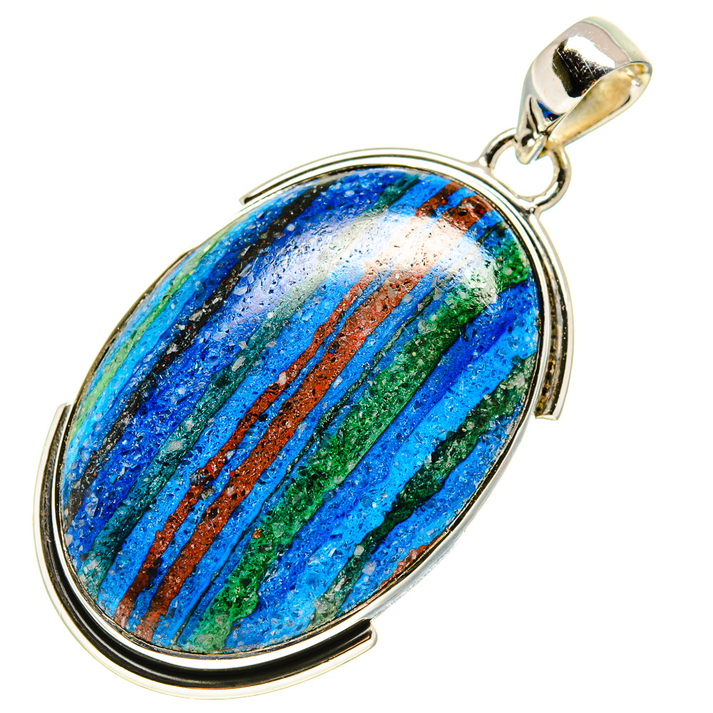Rainbow Calsilica Pendants handcrafted by Anasilvercos - PD755057