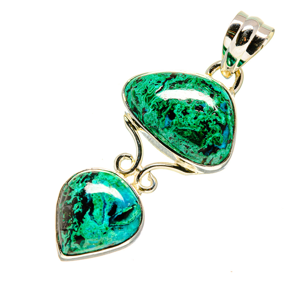 Chrysocolla Pendants handcrafted by Anasilvercos - PD755061