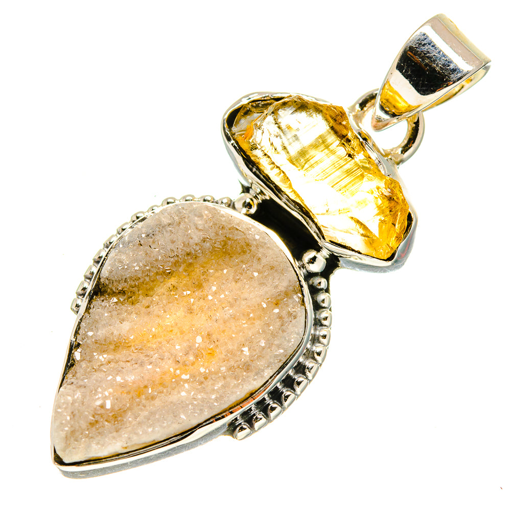 Desert Druzy Pendants handcrafted by Anasilvercos - PD755069