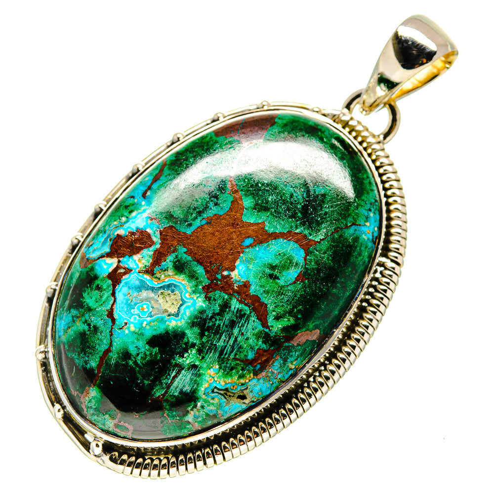 Chrysocolla Pendants handcrafted by Anasilvercos - PD755070