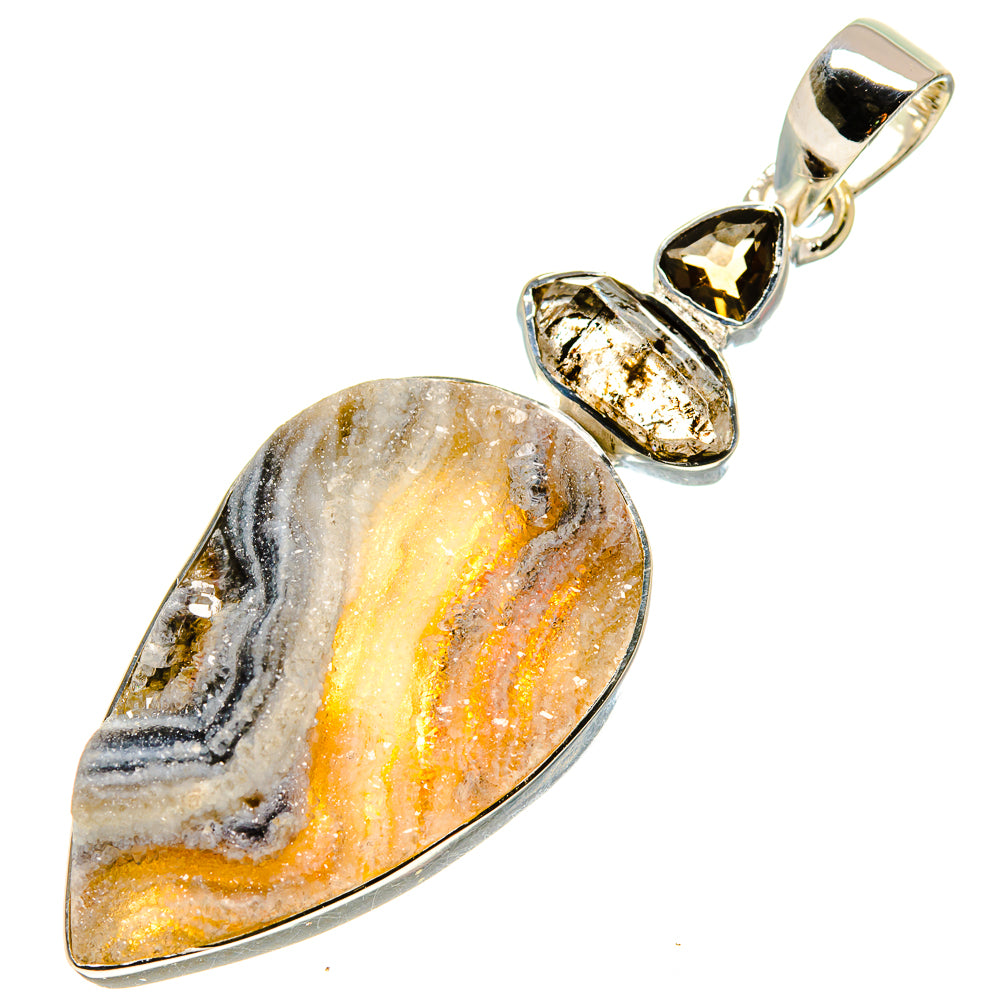 Desert Druzy Pendants handcrafted by Anasilvercos - PD755073