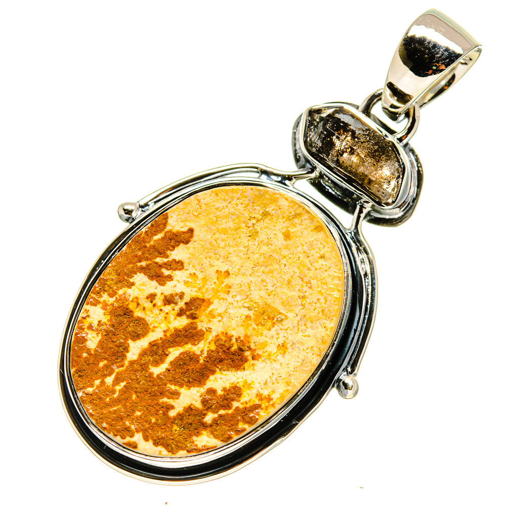 Scenic Dendritic Agate Pendants handcrafted by Anasilvercos - PD755076