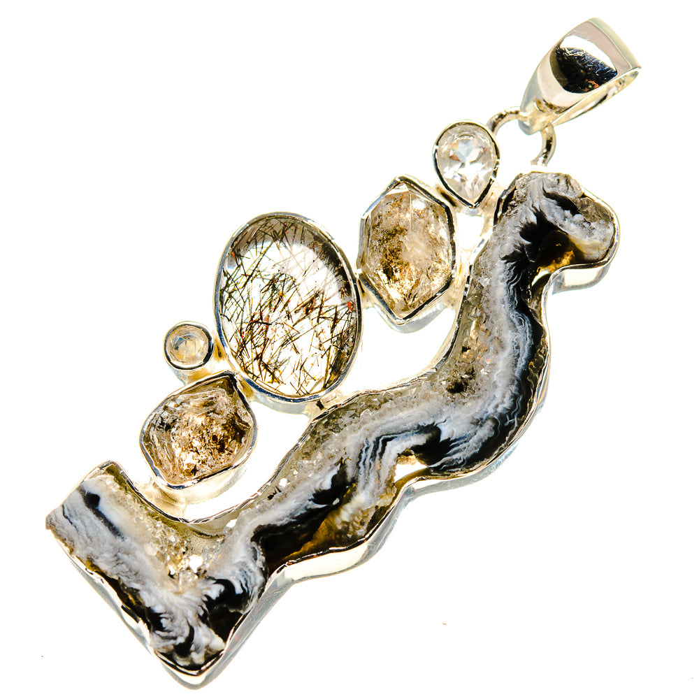 Oco Geode Pendants handcrafted by Anasilvercos - PD755077