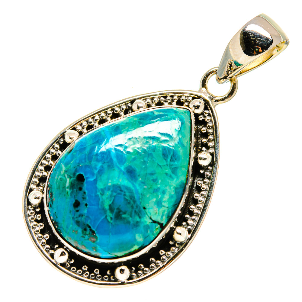 Chrysocolla Pendants handcrafted by Anasilvercos - PD755085