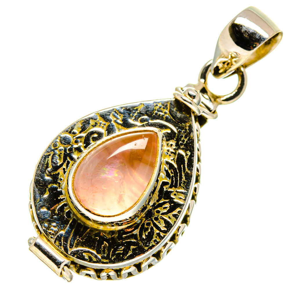 Rose Quartz Pendants handcrafted by Anasilvercos - PD755089