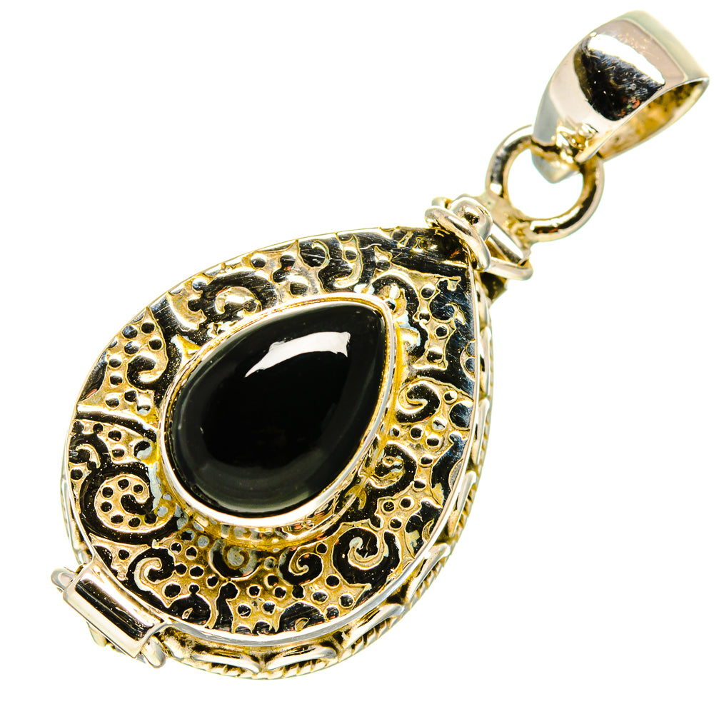 Black Onyx Pendants handcrafted by Anasilvercos - PD755091
