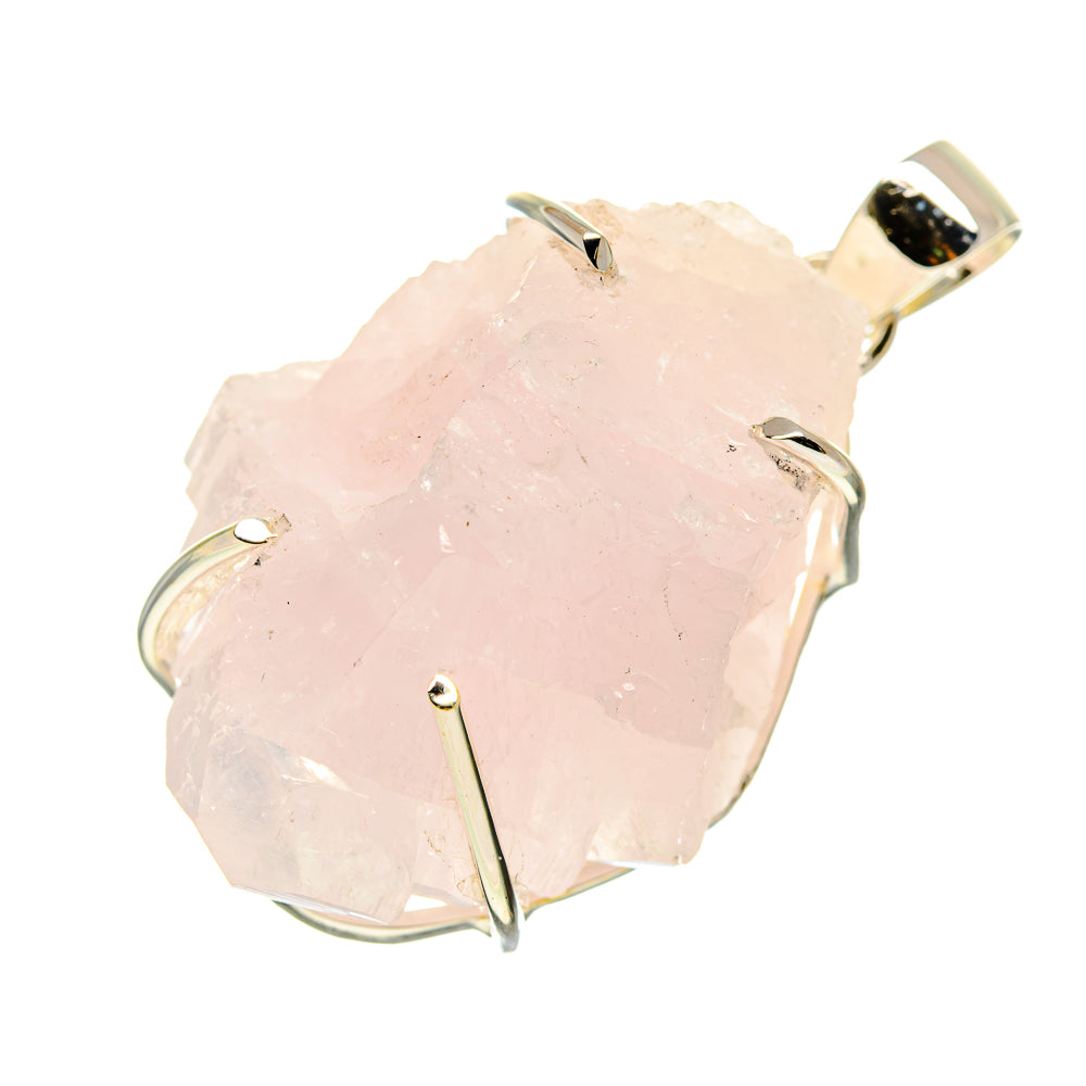 Rose Quartz Pendants handcrafted by Anasilvercos - PD755110