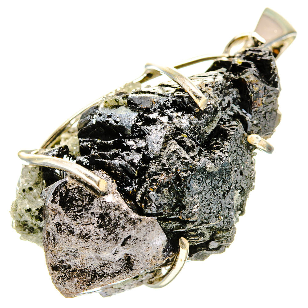 Hematite Crystal Pendants handcrafted by Anasilvercos - PD755117