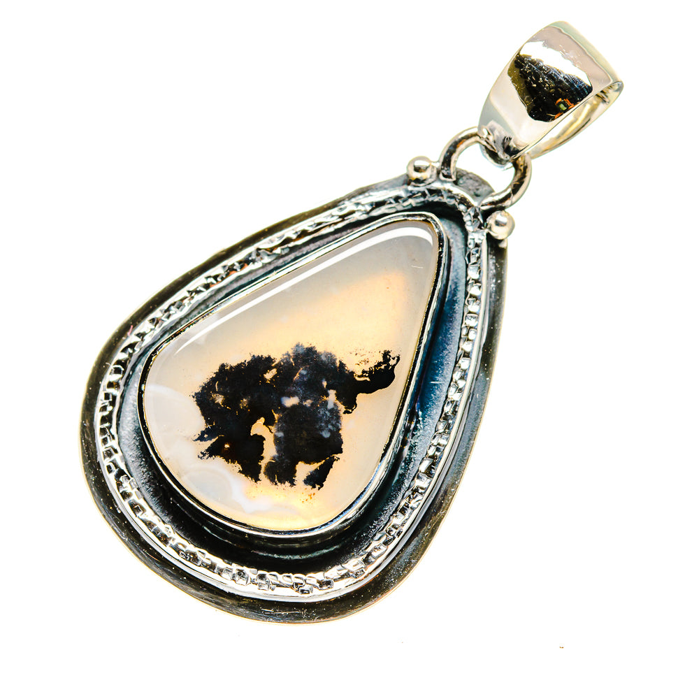 Scenic Dendritic Agate Pendants handcrafted by Anasilvercos - PD755122