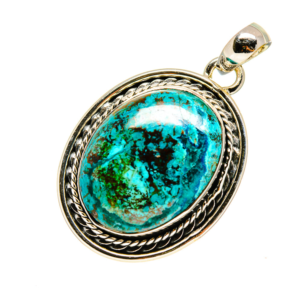 Chrysocolla Pendants handcrafted by Anasilvercos - PD755126