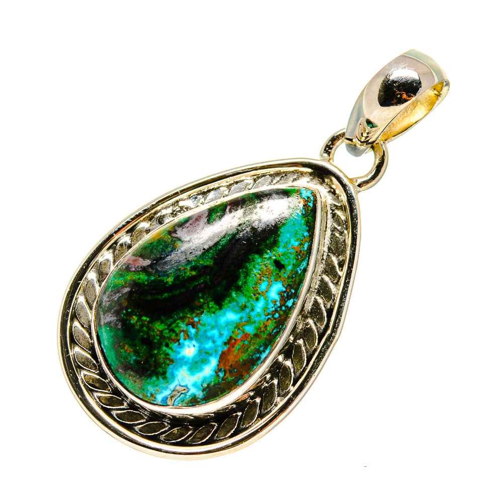 Chrysocolla Pendants handcrafted by Anasilvercos - PD755168