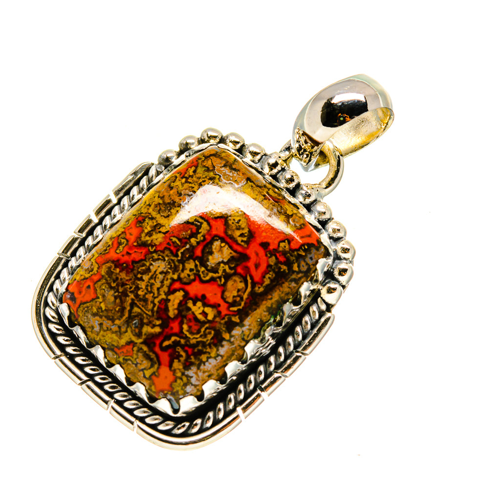 Moroccan Agate Pendants handcrafted by Anasilvercos - PD755175