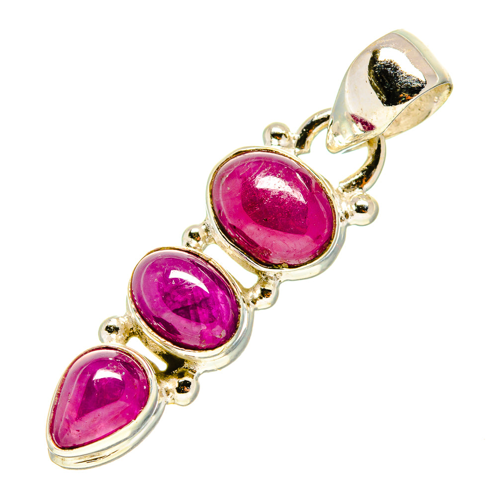 Pink Tourmaline Pendants handcrafted by Anasilvercos - PD755180