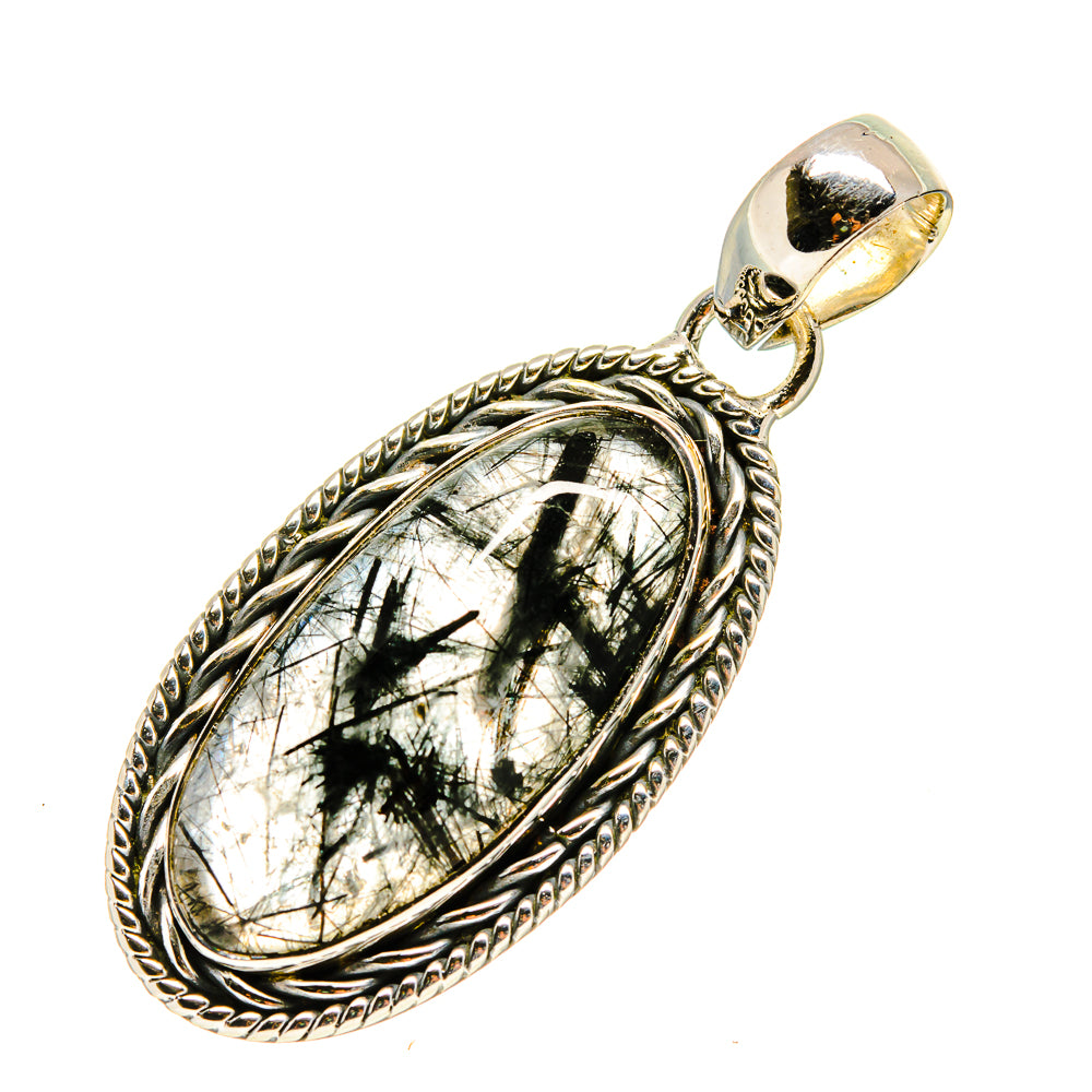 Tourmalinated Quartz Pendants handcrafted by Anasilvercos - PD755200