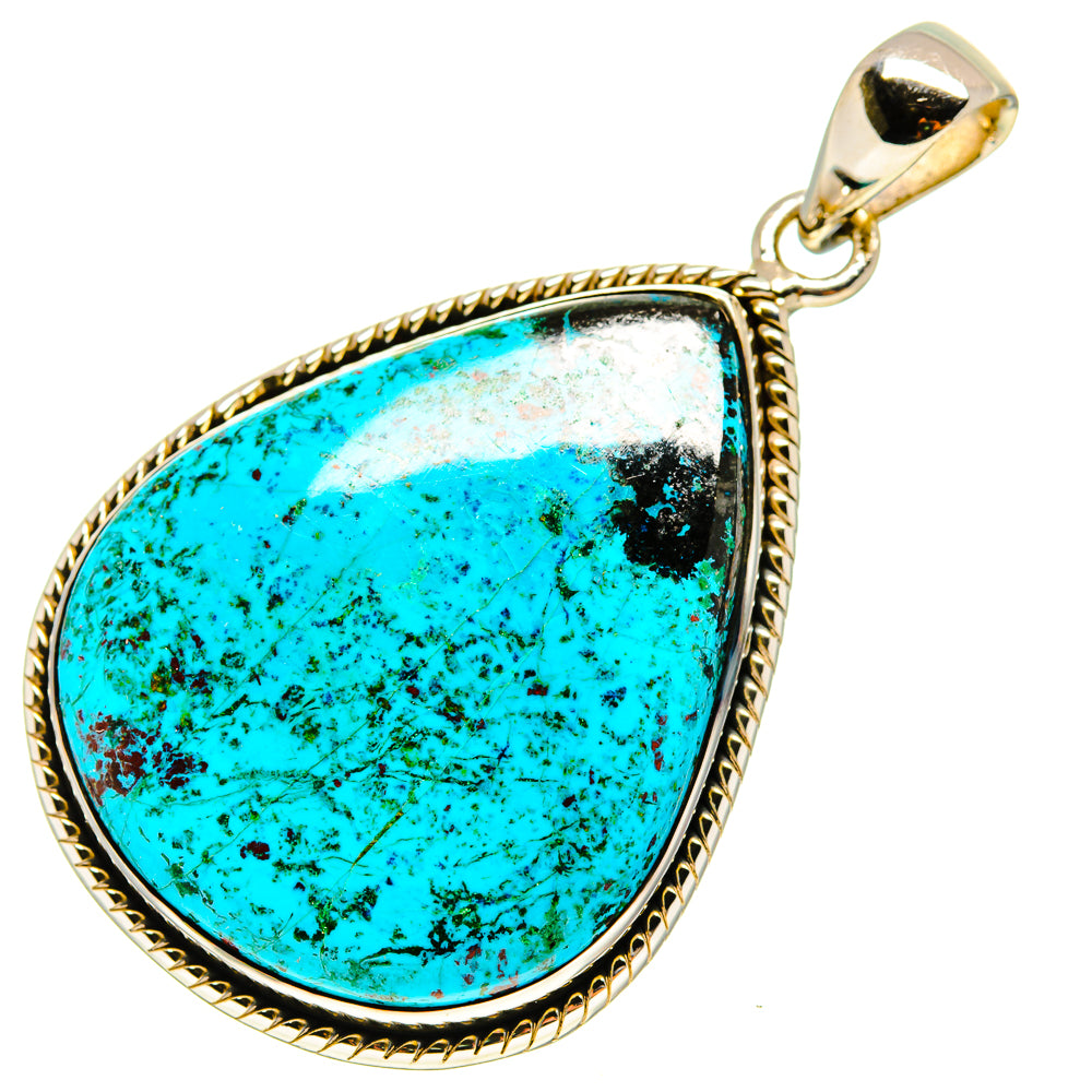Tibetan Turquoise Pendants handcrafted by Anasilvercos - PD755201