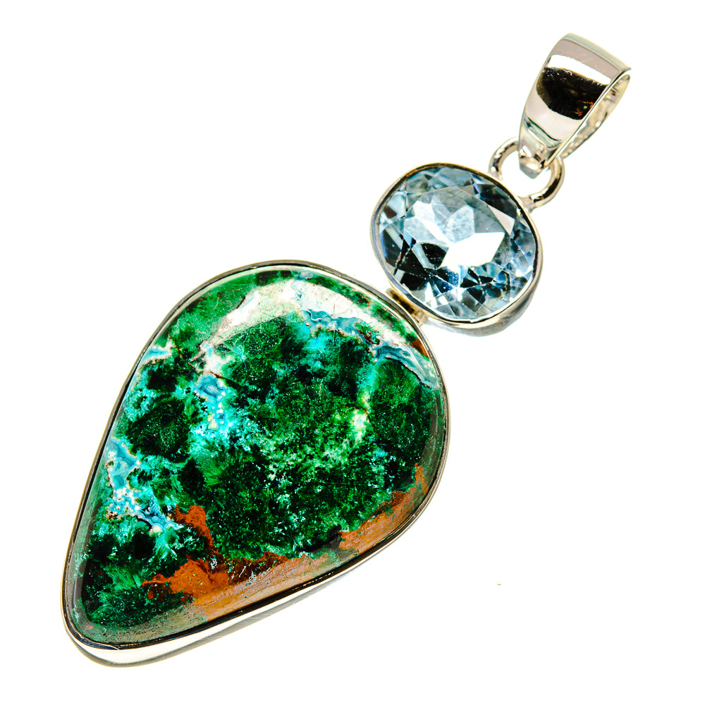 Chrysocolla Pendants handcrafted by Anasilvercos - PD755259