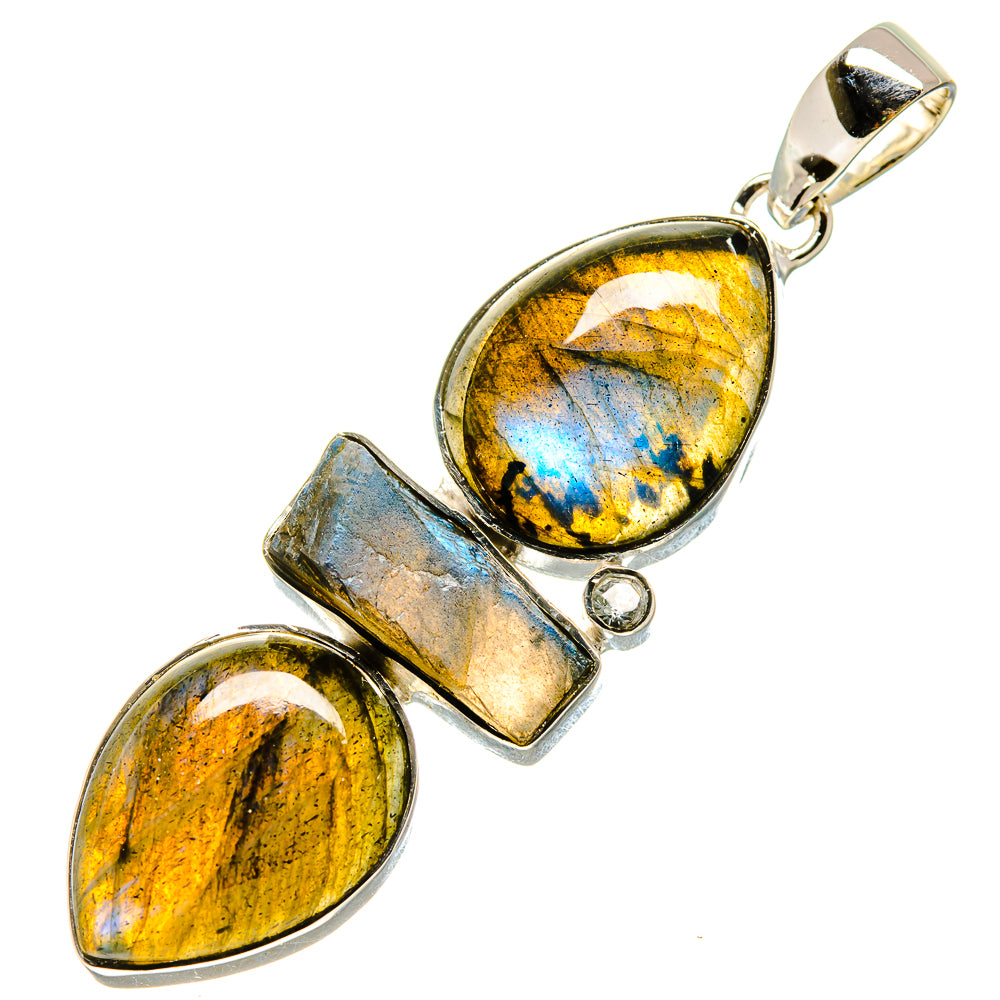 Labradorite Pendants handcrafted by Anasilvercos - PD755272
