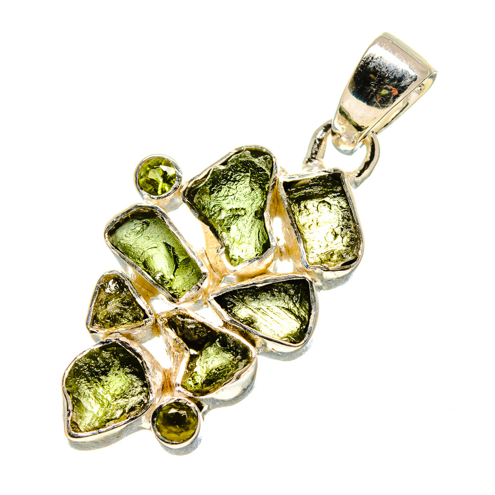 Czech Moldavite Pendants handcrafted by Anasilvercos - PD755301