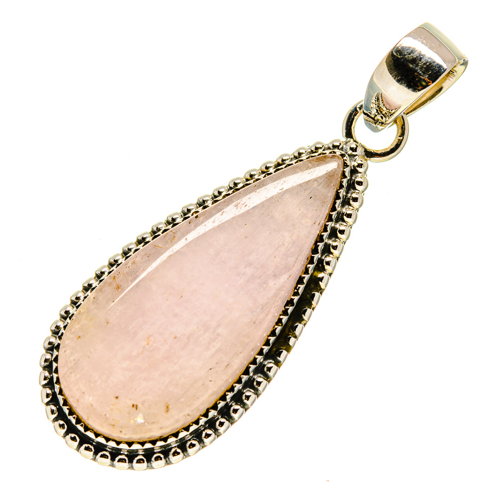 Rose Quartz Pendants handcrafted by Anasilvercos - PD755309