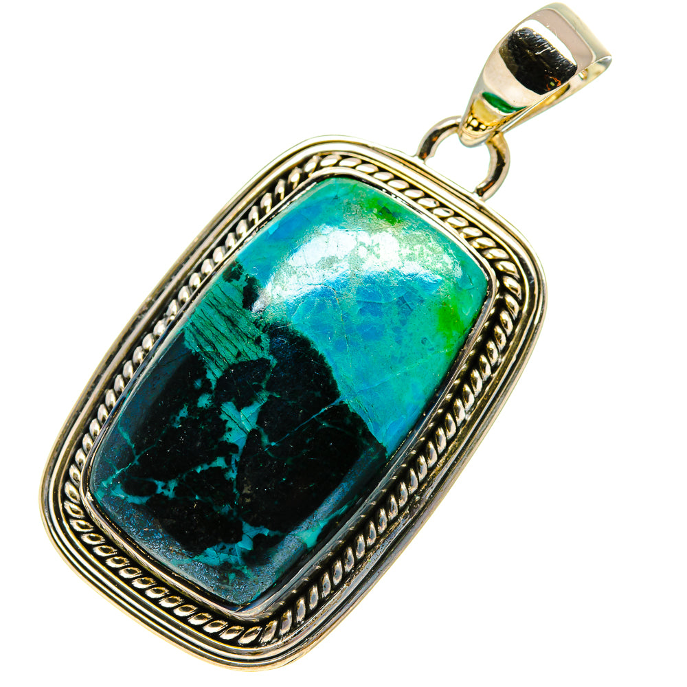 Chrysocolla Pendants handcrafted by Anasilvercos - PD755314