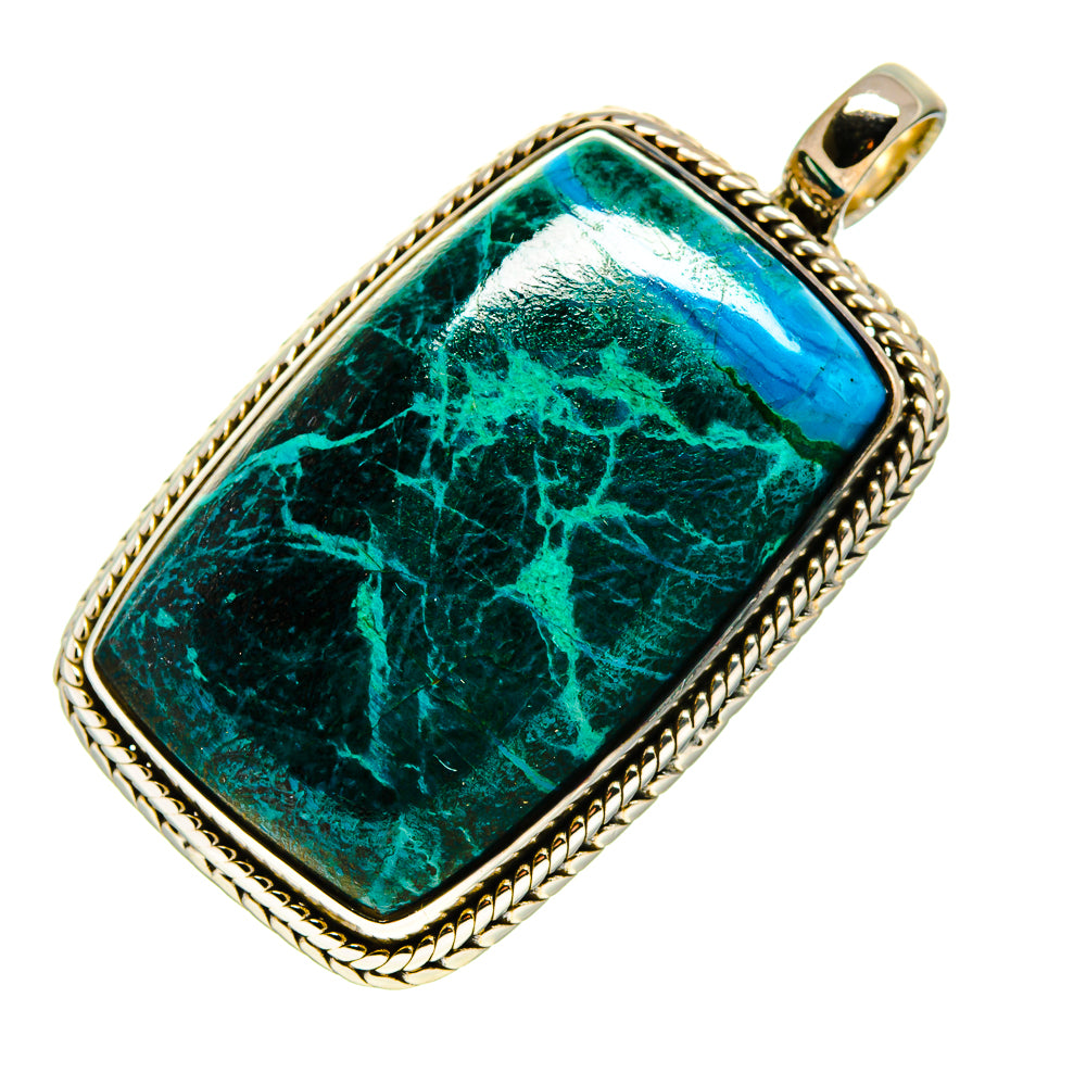 Chrysocolla Pendants handcrafted by Anasilvercos - PD755315