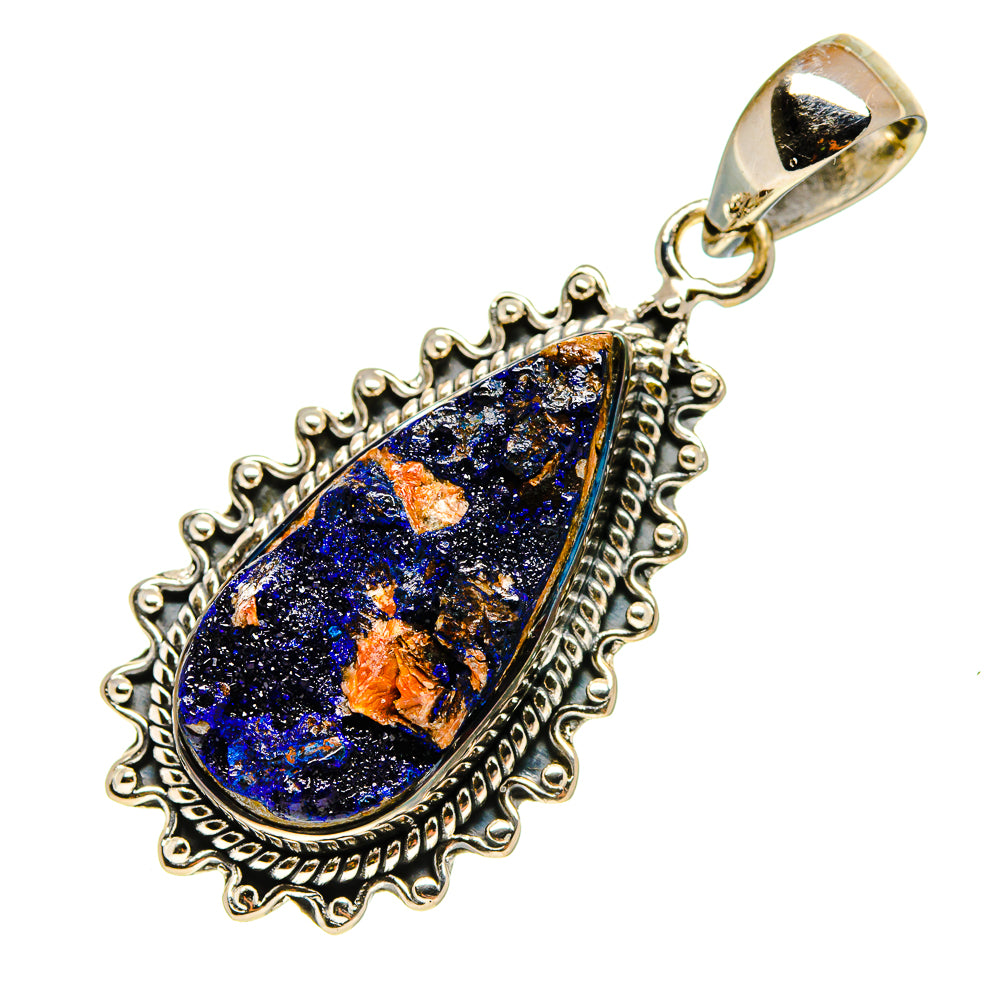 Azurite Pendants handcrafted by Anasilvercos - PD755324