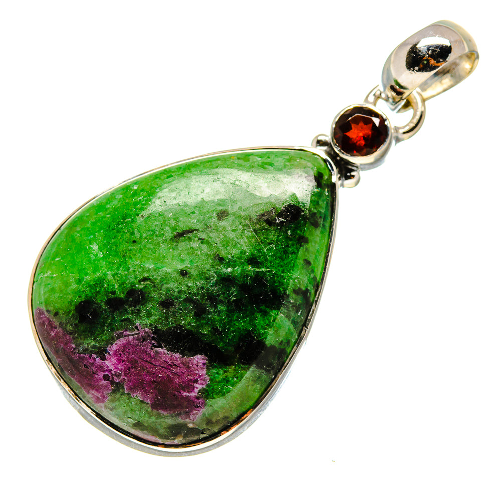 Ruby Zoisite Pendants handcrafted by Anasilvercos - PD755325