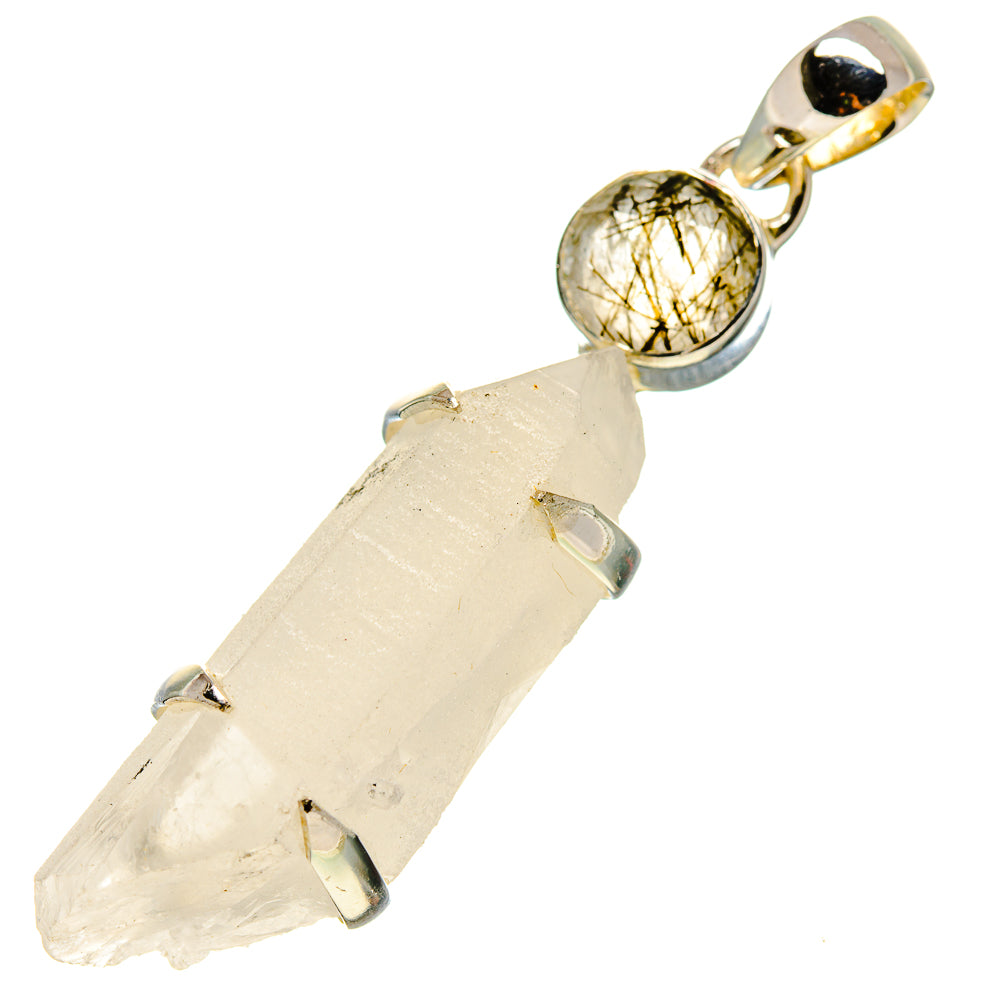 Rainbow Moonstone Crystal Pendants handcrafted by Anasilvercos - PD755331