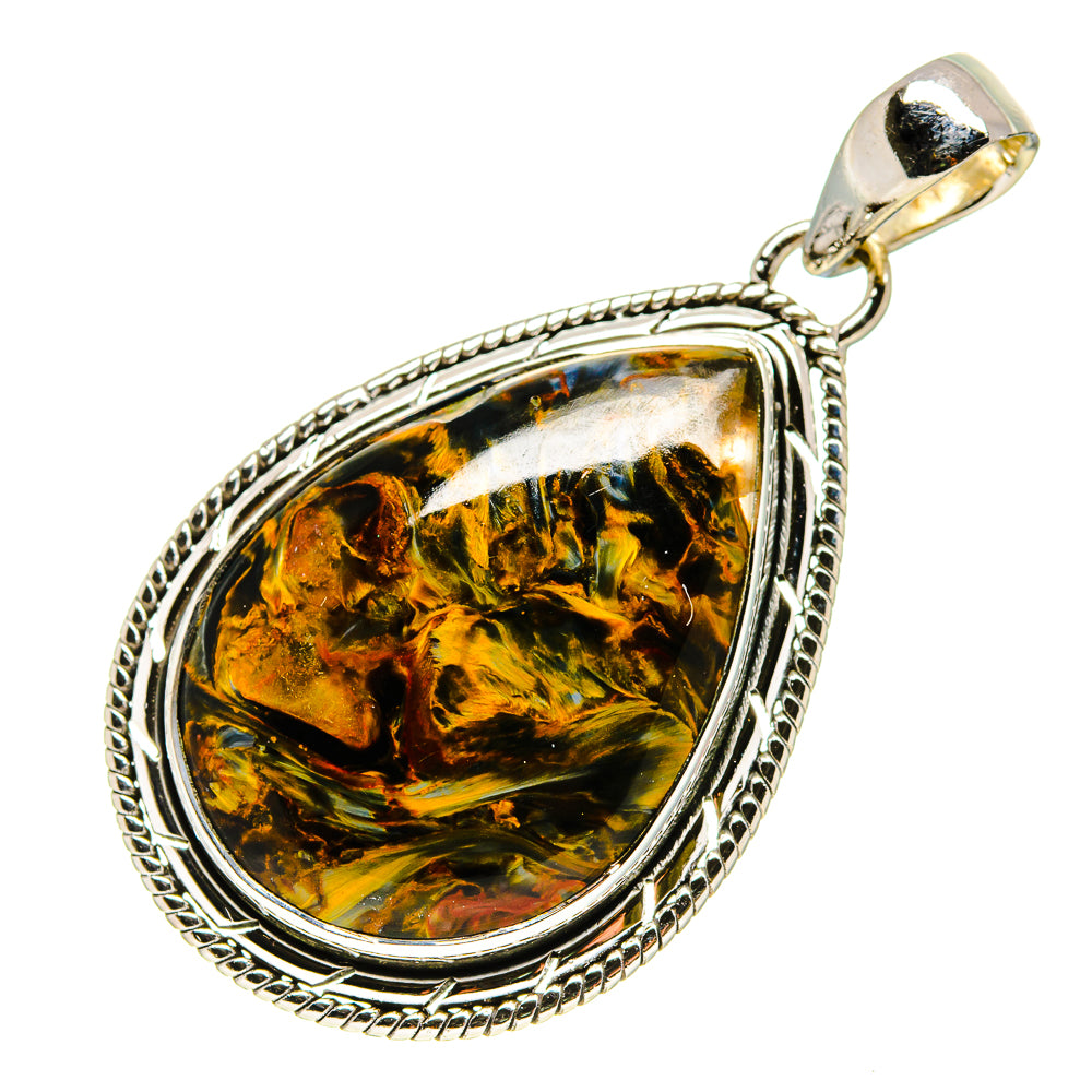 Golden Pietersite Pendants handcrafted by Anasilvercos - PD755338
