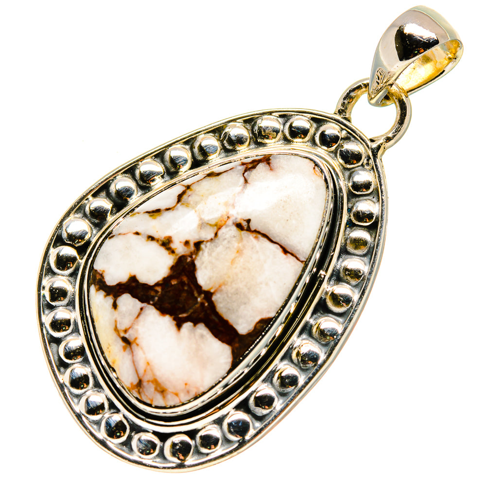 Peanut Wood Jasper Pendants handcrafted by Anasilvercos - PD755343