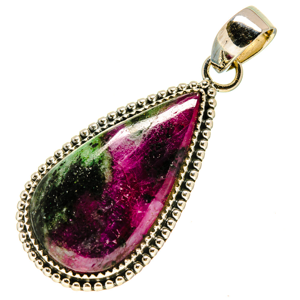 Ruby Zoisite Pendants handcrafted by Anasilvercos - PD755350