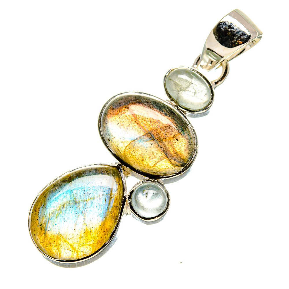 Labradorite Pendants handcrafted by Anasilvercos - PD755406