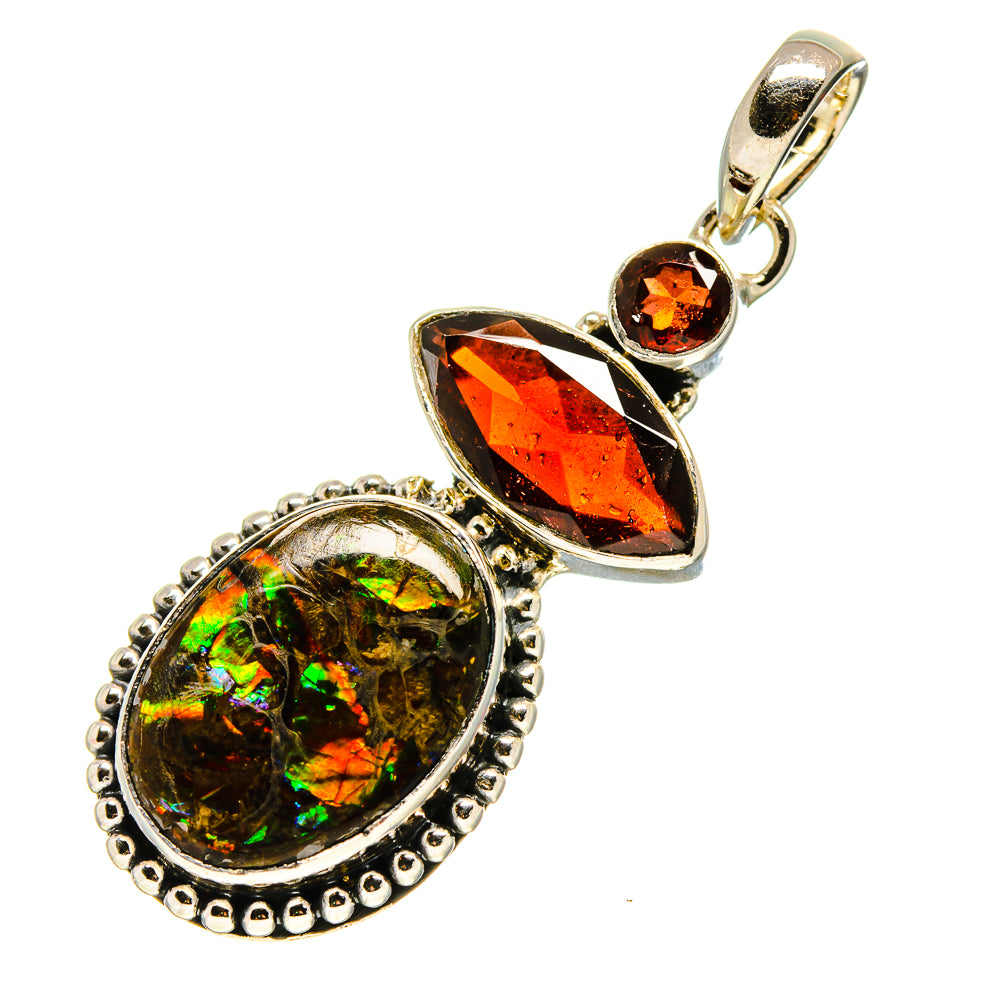 Ammolite Pendants handcrafted by Anasilvercos - PD755407