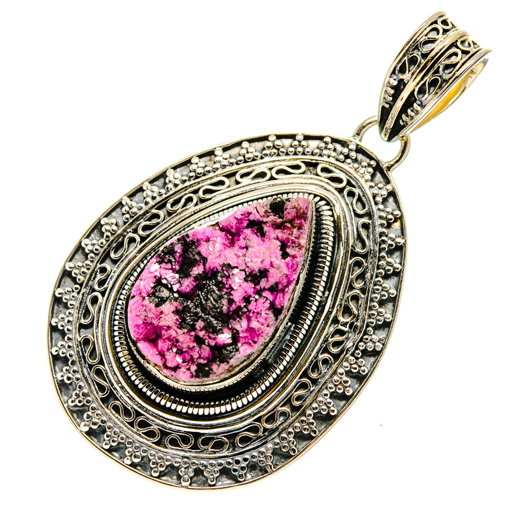Cobalto Calcite Druzy Pendants handcrafted by Anasilvercos - PD755415